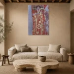 Premium Wall Art Dikey  Html Edition – FAMOUS2407171 shown in Room 4