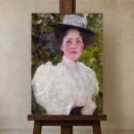Premium Wall Art Dikey  Html Edition – FAMOUS2407173 shown in Studio Easel