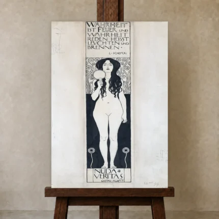Premium Wall Art Dikey  Html Edition – FAMOUS2407174 shown in Studio Easel