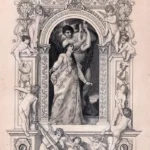 Oper by Gustav Klimt, a living room wall art print for refined interiors