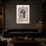 Premium Wall Art Dikey  Html Edition – FAMOUS2407175 shown in Room 3