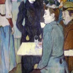 A Corner of the Moulin de la Galette by Henri de Toulouse-Lautrec, a living room wall art print for refined interiors