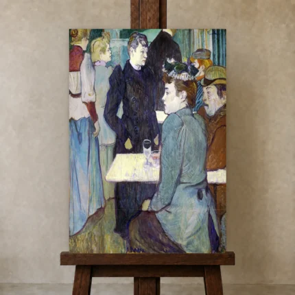 Premium Wall Art Dikey  Html Edition – FAMOUS2407179 shown in Studio Easel