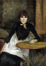 A la Bastille (Jeanne Wenz) by Henri de Toulouse-Lautrec, a living room wall art print for refined interiors