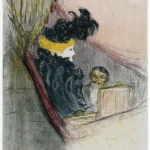 A Princely Idyl, Clara Ward by Henri de Toulouse-Lautrec, a living room wall art print for refined interiors