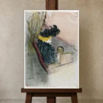 Premium Wall Art Dikey  Html Edition – FAMOUS2407181 shown in Studio Easel