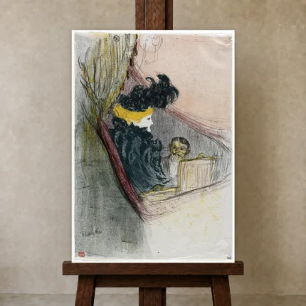 Premium Wall Art Dikey  Html Edition – FAMOUS2407181 shown in Studio Easel