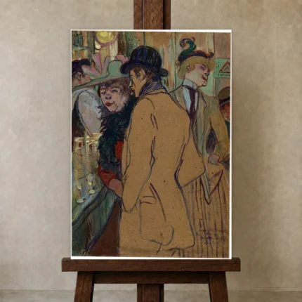 Premium Wall Art Dikey  Html Edition – FAMOUS2407182 shown in Studio Easel