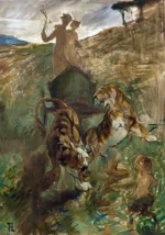 Allégorie; Le printemps de la vie by Henri de Toulouse-Lautrec, a living room wall art print for refined interiors