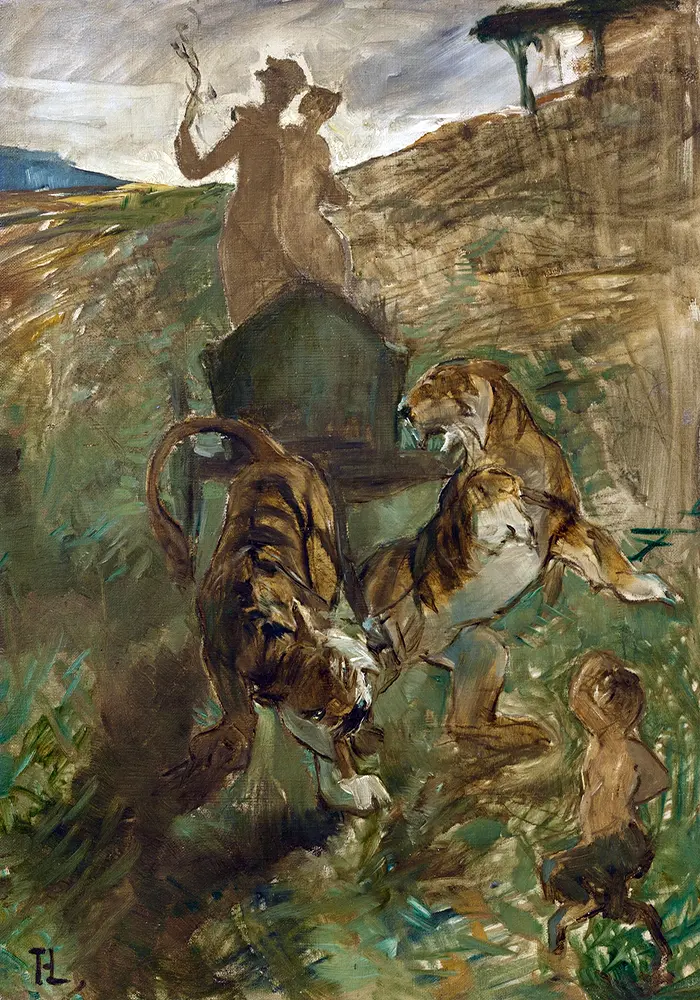 Henri de Toulouse-Lautrec Allégorie; Le printemps de la vie Living Room Wall Art Print