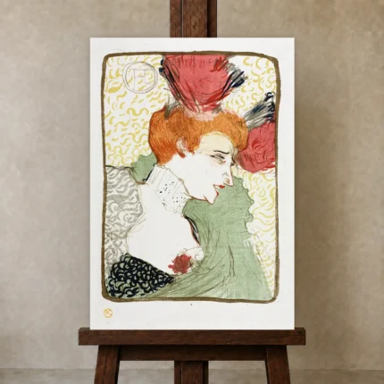 Premium Wall Art Dikey  Html Edition – FAMOUS2407184 shown in Studio Easel