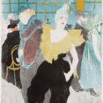 Elles; The Clownesse by Henri de Toulouse-Lautrec, a living room wall art print for refined interiors