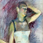 Étude de danseuse by Henri de Toulouse-Lautrec, a living room wall art print for refined interiors