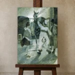 Premium Wall Art Dikey  Html Edition – FAMOUS2407187 shown in Studio Easel