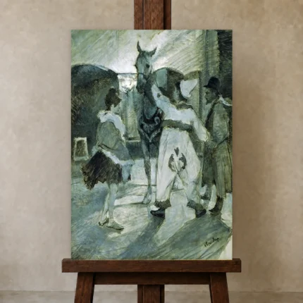 Premium Wall Art Dikey  Html Edition – FAMOUS2407187 shown in Studio Easel
