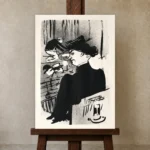 Premium Wall Art Dikey  Html Edition – FAMOUS2407188 shown in Studio Easel