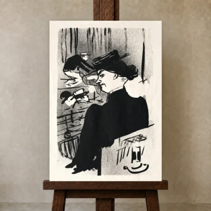 Premium Wall Art Dikey  Html Edition – FAMOUS2407188 shown in Studio Easel
