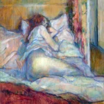 Le Lit by Henri de Toulouse-Lautrec, a bedroom wall art print for refined interiors