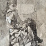 Mademoiselle Béatrix Tapié de Céleyran by Henri de Toulouse-Lautrec, a living room wall art print for refined interiors