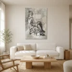 Premium Wall Art Dikey  Html Edition – FAMOUS2407190 shown in Room 1