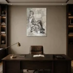 Premium Wall Art Dikey  Html Edition – FAMOUS2407190 shown in Room 2