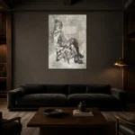 Premium Wall Art Dikey  Html Edition – FAMOUS2407190 shown in Room 3