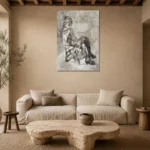 Premium Wall Art Dikey  Html Edition – FAMOUS2407190 shown in Room 4