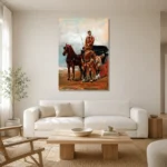 Premium Wall Art Dikey  Html Edition – FAMOUS2407191 shown in Room 1