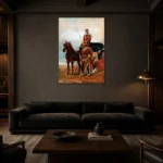 Premium Wall Art Dikey  Html Edition – FAMOUS2407191 shown in Room 3