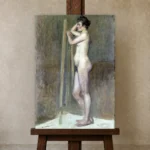 Premium Wall Art Dikey  Html Edition – FAMOUS2407192 shown in Studio Easel