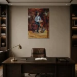 Premium Wall Art Dikey  Html Edition – FAMOUS2407193 shown in Room 2