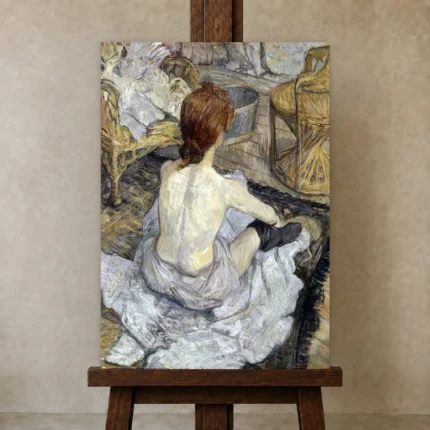 Premium Wall Art Dikey  Html Edition – FAMOUS2407195 shown in Studio Easel