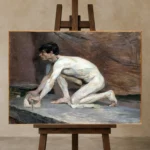 Premium Wall Art Yatay Html Edition – FAMOUS2407197 shown in Studio Easel