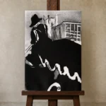 Premium Wall Art Dikey  Html Edition – FAMOUS2407199 shown in Studio Easel