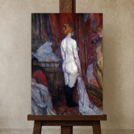 Premium Wall Art Dikey  Html Edition – FAMOUS2407201 shown in Studio Easel
