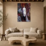 Premium Wall Art Dikey  Html Edition – FAMOUS2407201 shown in Room 4
