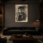Premium Wall Art Dikey  Html Edition – FAMOUS2407203 shown in Room 3