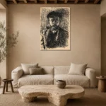 Premium Wall Art Dikey  Html Edition – FAMOUS2407203 shown in Room 4