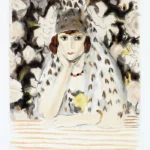 Espagnole à la mantille by Henri Matisse, a living room wall art print for refined interiors