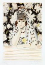 Espagnole à la mantille by Henri Matisse, a living room wall art print for refined interiors