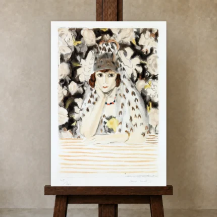 Premium Wall Art Dikey  Html Edition – FAMOUS2407206 shown in Studio Easel