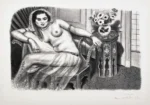 Hindoue a la jupe de tulle by Henri Matisse, a living room wall art print for refined interiors
