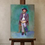 Premium Wall Art Dikey  Html Edition – FAMOUS2407209 shown in Studio Easel