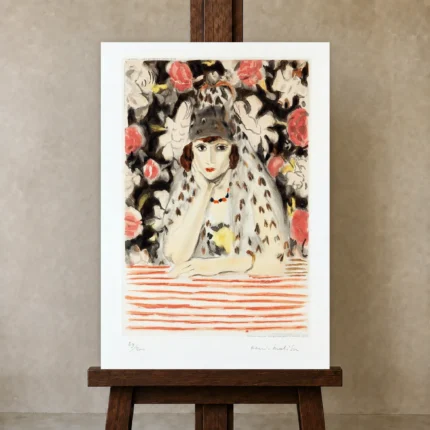 Premium Wall Art Dikey  Html Edition – FAMOUS2407210 shown in Studio Easel