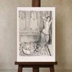 Premium Wall Art Dikey  Html Edition – FAMOUS2407213 shown in Studio Easel