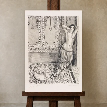 Premium Wall Art Dikey  Html Edition – FAMOUS2407213 shown in Studio Easel