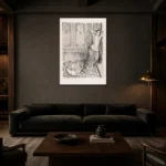 Premium Wall Art Dikey  Html Edition – FAMOUS2407213 shown in Room 3