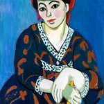 Red Madras Headdress (Le Madras rouge) by Henri Matisse, a living room wall art print for refined interiors