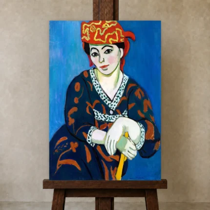 Premium Wall Art Dikey  Html Edition – FAMOUS2407214 shown in Studio Easel