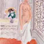Standing Nude near Window by Henri Matisse, a bedroom wall art print for refined interiors